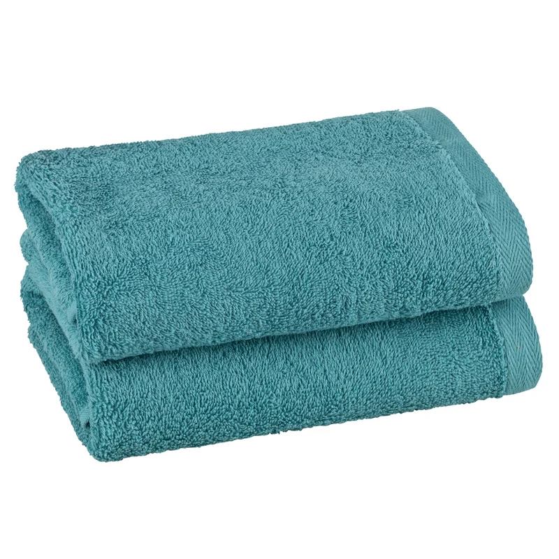 2er Set Handtuch 50x100 cm 100% Baumwolle ohne Bordüre ca. 480g/m² P.K.-Collection