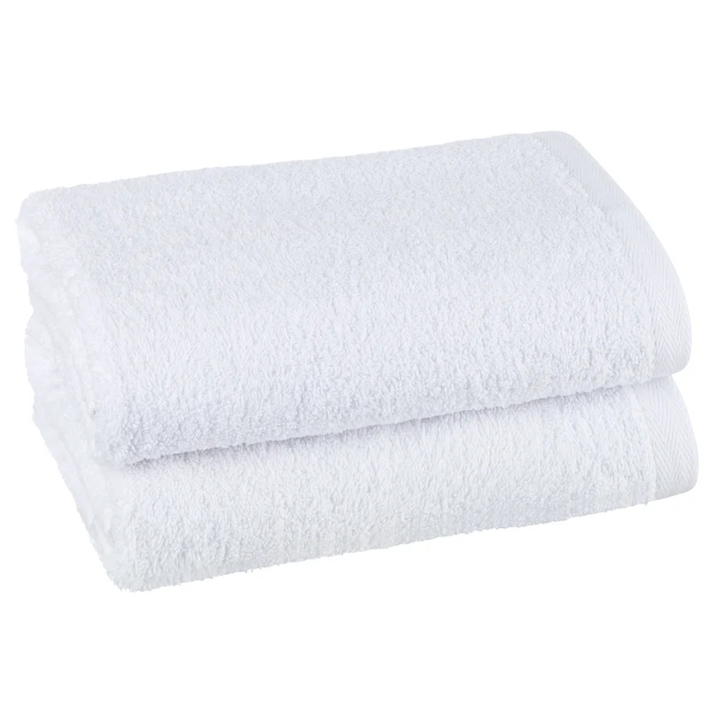 2er Set Handtuch 50x100 cm 100% Baumwolle ohne Bordüre ca. 480g/m² P.K.-Collection