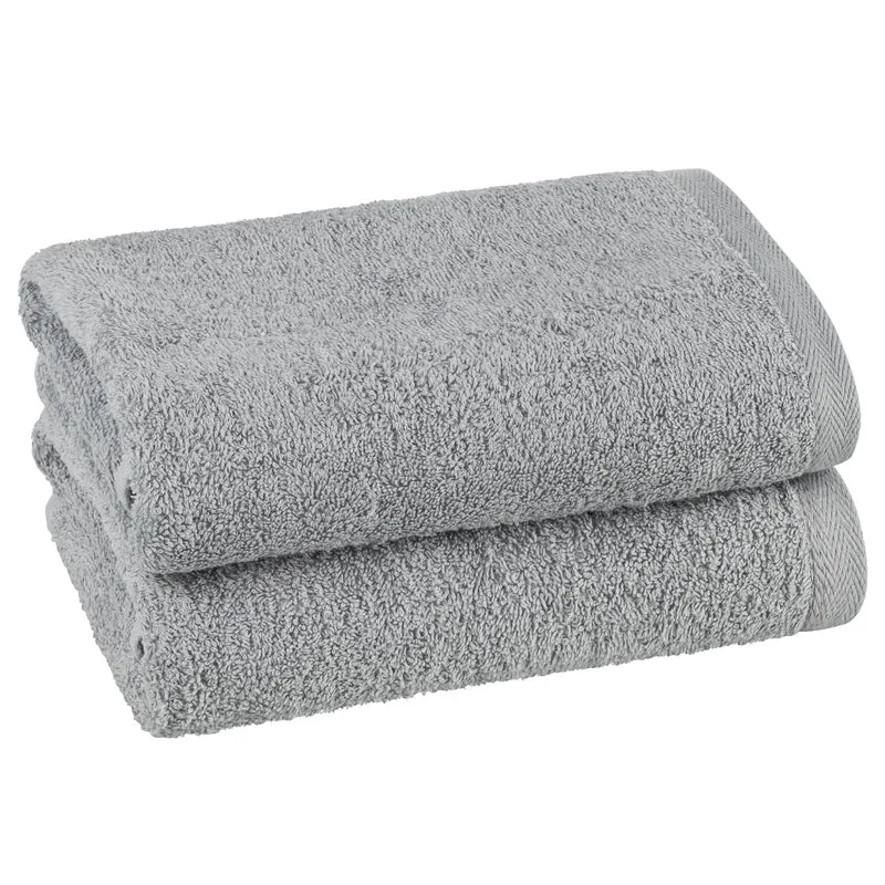 2er Set Handtuch 50x100 cm 100% Baumwolle ohne Bordüre ca. 480g/m² P.K.-Collection