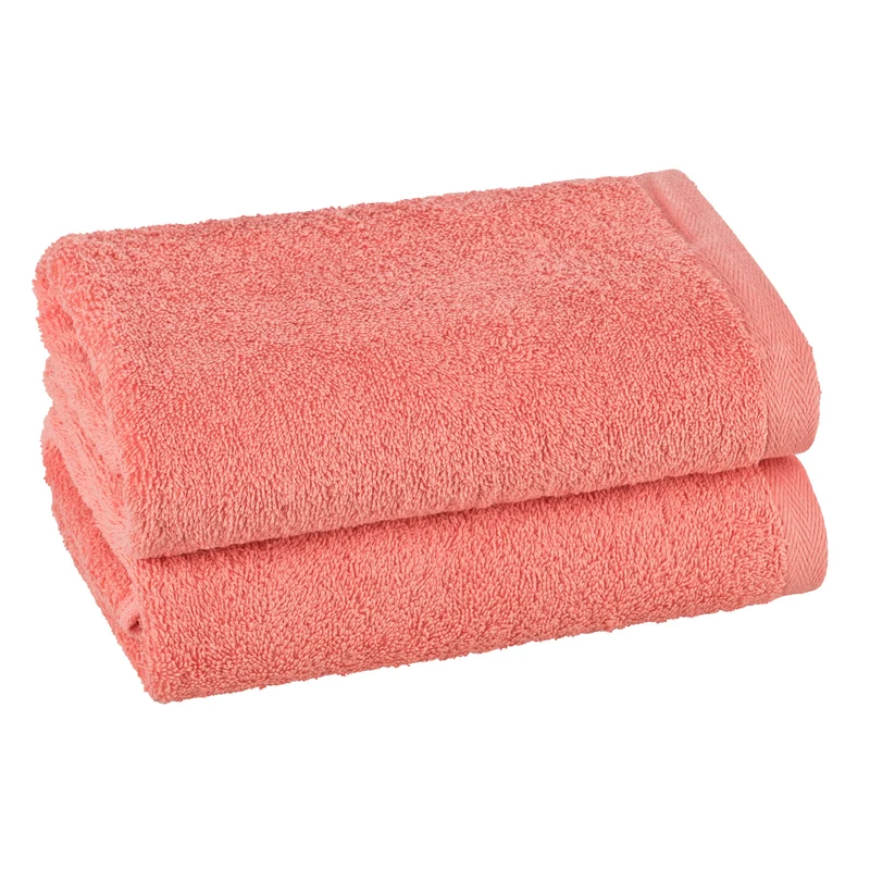 2er Set Handtuch 50x100 cm 100% Baumwolle ohne Bordüre ca. 480g/m² P.K.-Collection