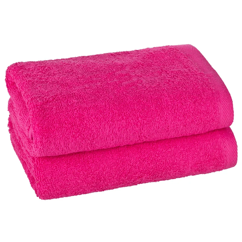 2er Set Duschtuch 70x140 cm 100% Baumwolle ca. 480g/m² P.K.-Collection