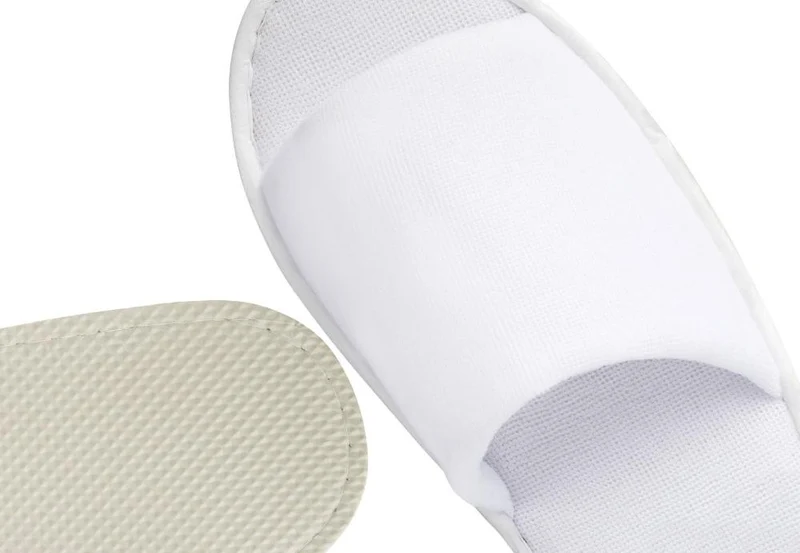 10 Paar MOON-Superior Hotelslipper 28,5 cm lang Frottierslipper 4mm Gummi Sohle