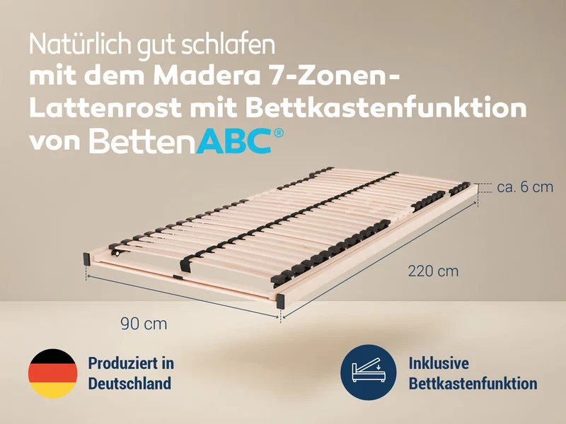 Betten-ABC Madera Bettkasten Lattenrost