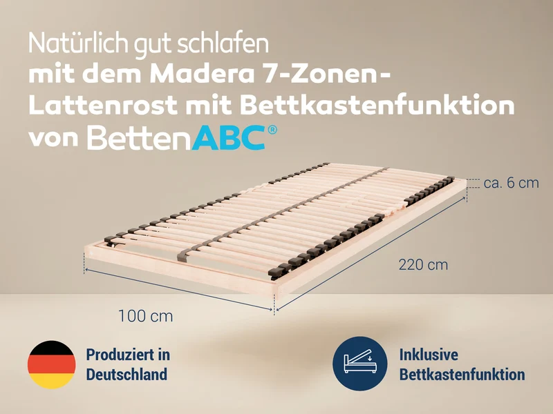 Betten-ABC Madera Bettkasten Lattenrost