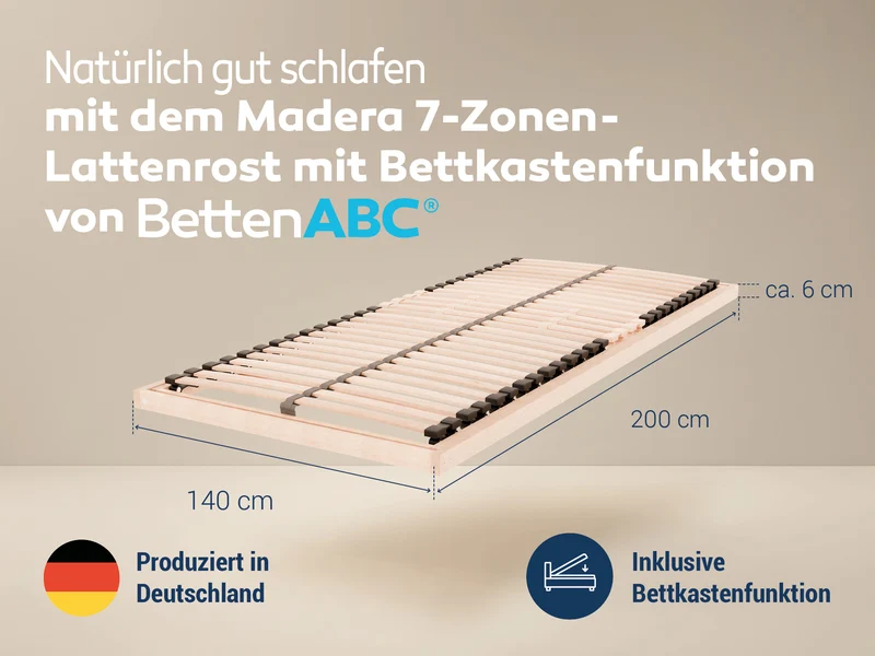 Betten-ABC Madera Bettkasten Lattenrost