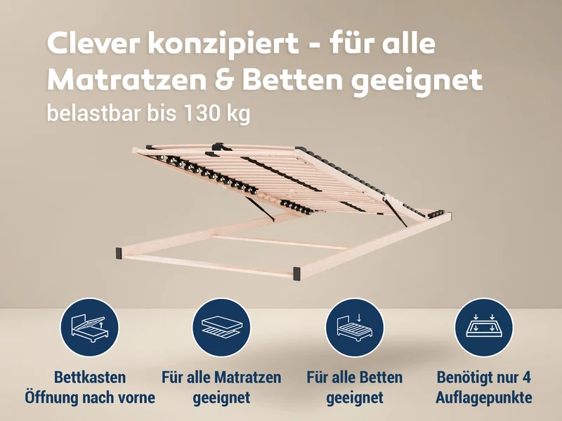 Betten-ABC Madera Bettkasten Lattenrost