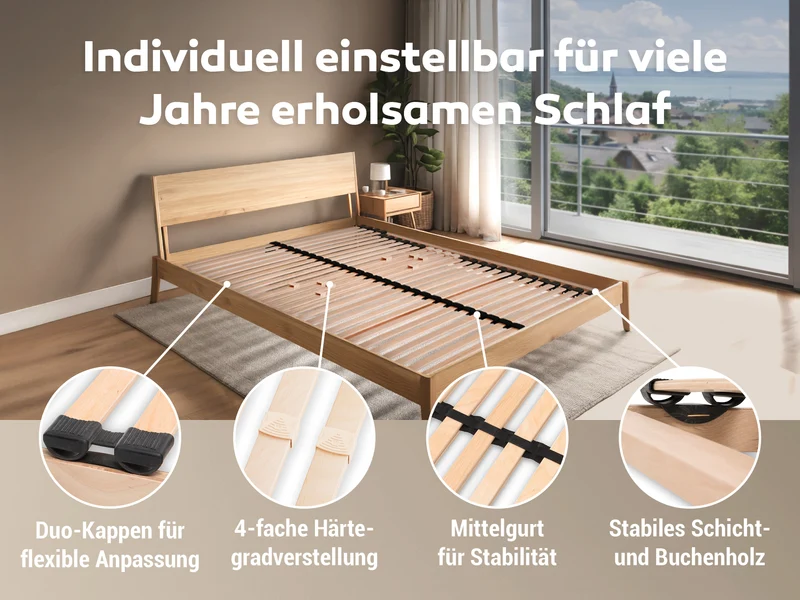 Betten-ABC Madera Bettkasten Lattenrost