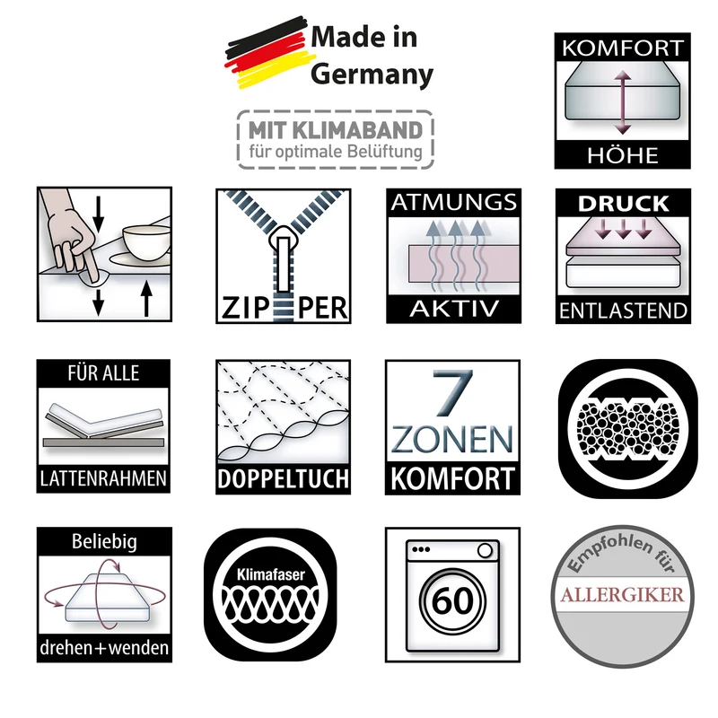 Betten-ABC Mammut Kaltschaummatratze