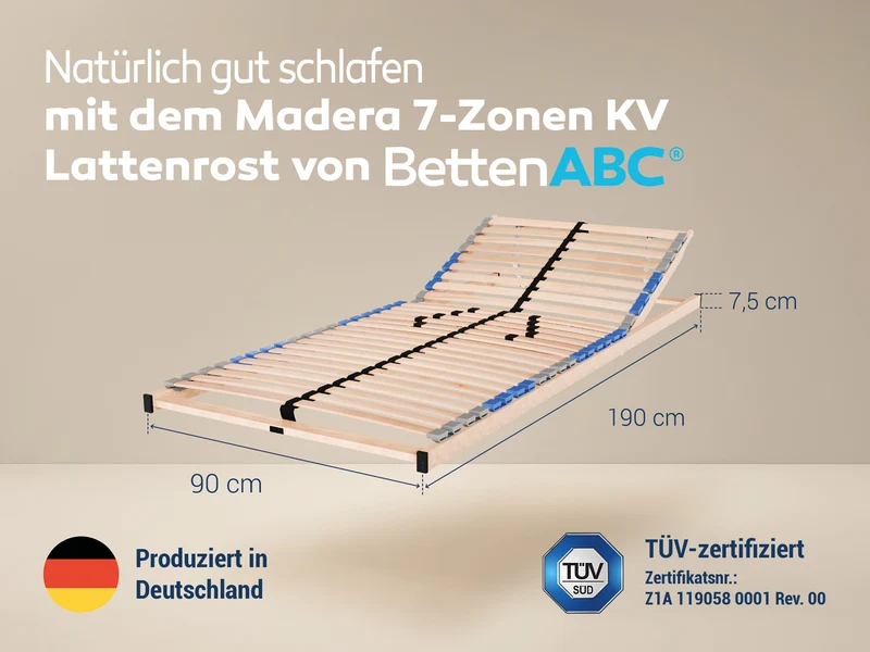 Betten-ABC Madera Selbstmontage Lattenrost