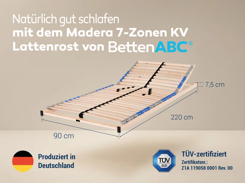 Betten-ABC Madera Selbstmontage Lattenrost