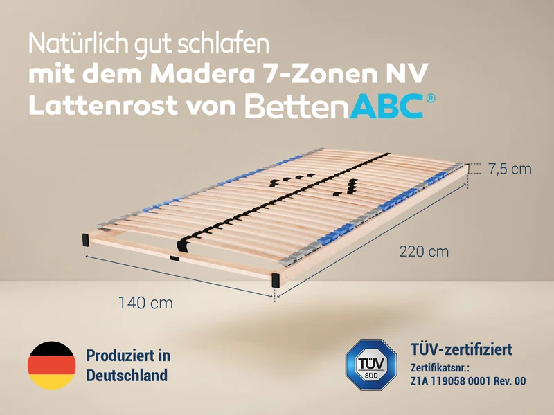 Betten-ABC Madera Selbstmontage Lattenrost