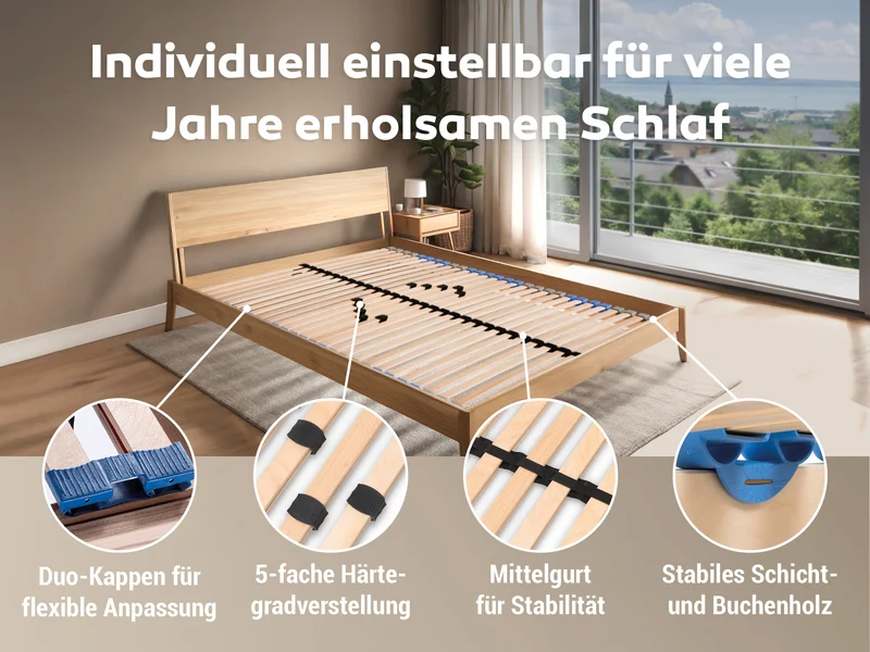 Betten-ABC Madera Selbstmontage Lattenrost