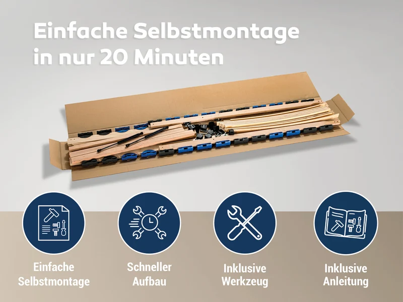 Betten-ABC Madera Selbstmontage Lattenrost
