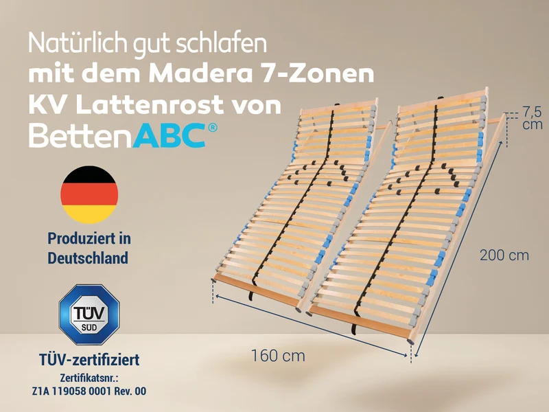 Betten-ABC Madera Selbstmontage Lattenrost