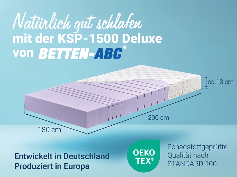 Betten-ABC KSP-1500 Deluxe Kaltschaummatratze