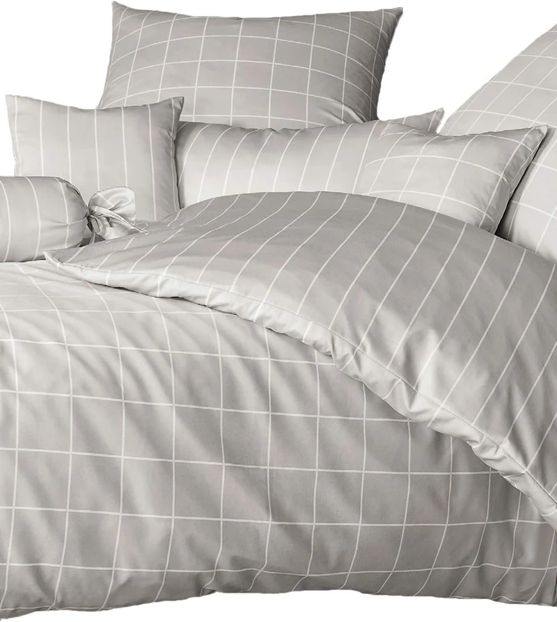 Janine Mako-Satin Bettwäsche modernclassic 135x200 - 155x220 / 80x80 39025 inkl. Nagelpflegeset