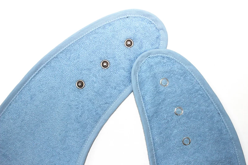 Lätzchen für Erwachsene bleu mit Druckknöpfen / Erwachsenen Lätzchen