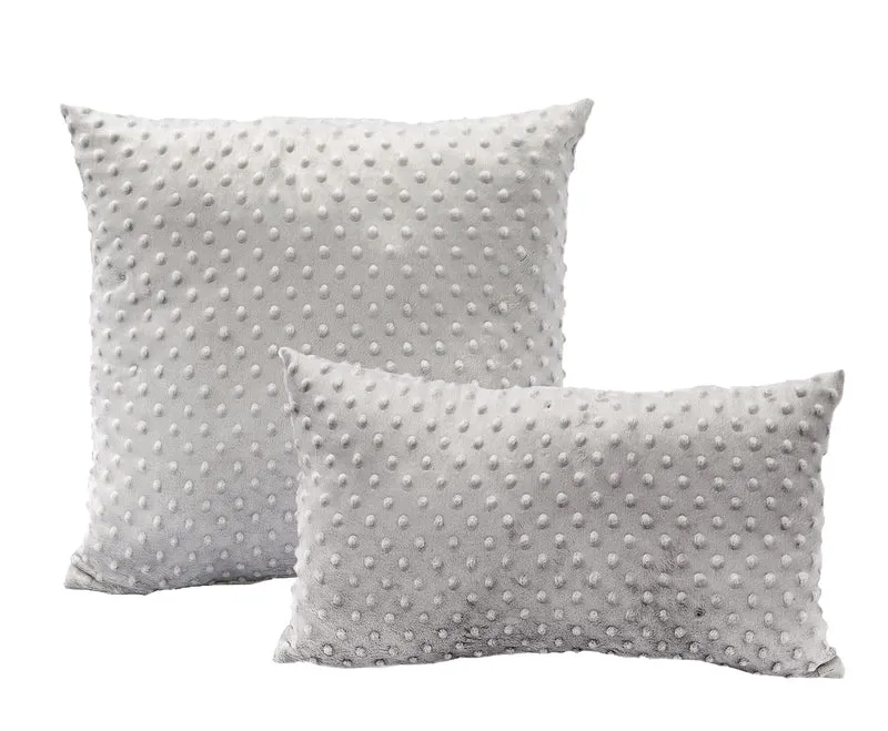 Dekokissen Kuschelkissen gefüllt SPOT Noppen Optik silber Sun Garden