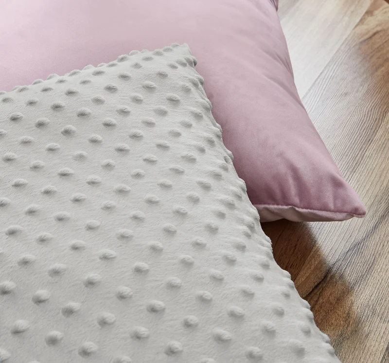 Dekokissen Kuschelkissen gefüllt SPOT Noppen Optik silber Sun Garden