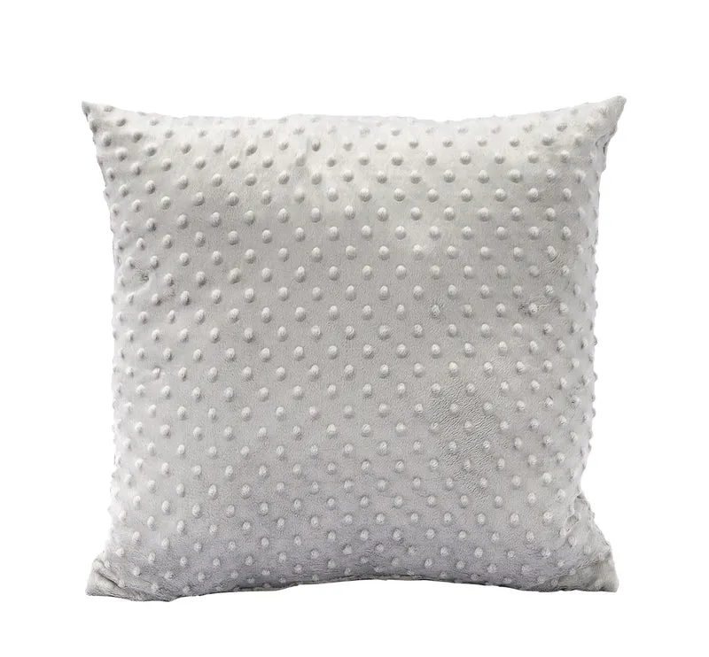 Dekokissen Kuschelkissen gefüllt SPOT Noppen Optik silber Sun Garden