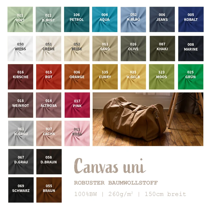 Canvasstoff *Ab 50 cm