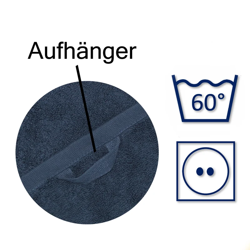 Floringo Handtuch 50x100 Baumwolle 630g/m² Serie Luxury-Line