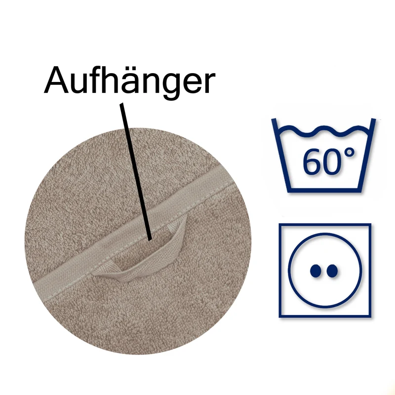 Floringo Handtuch 50x100 Baumwolle 630g/m² Serie Luxury-Line