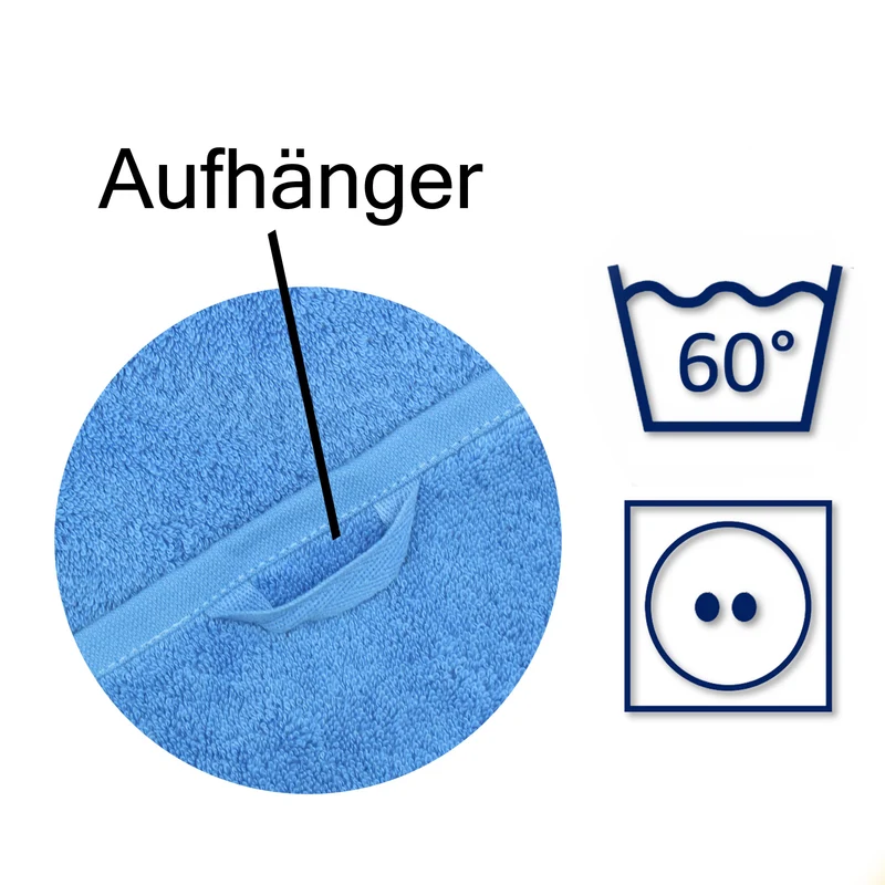 Floringo Handtuch 50x100 Baumwolle 630g/m² Serie Luxury-Line