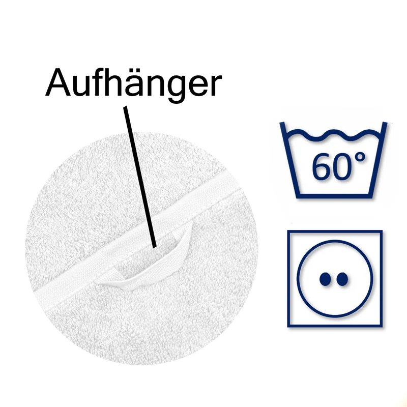 Floringo Handtuch 50x100 Baumwolle 630g/m² Serie Luxury-Line