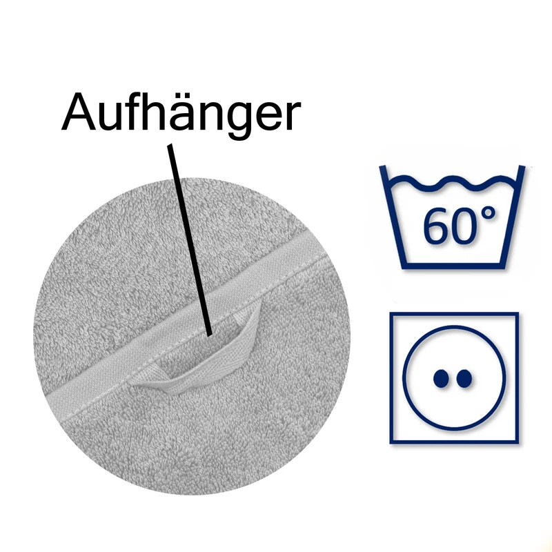 Floringo Handtuch 50x100 Baumwolle 630g/m² Serie Luxury-Line