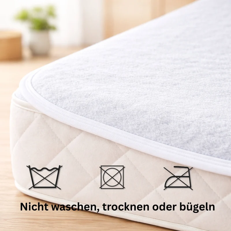 MOON-clean Molton Anti-Rutsch-Auflage mit Einfassband - Anti-Rutsch - atmungsaktiv – Made in EU