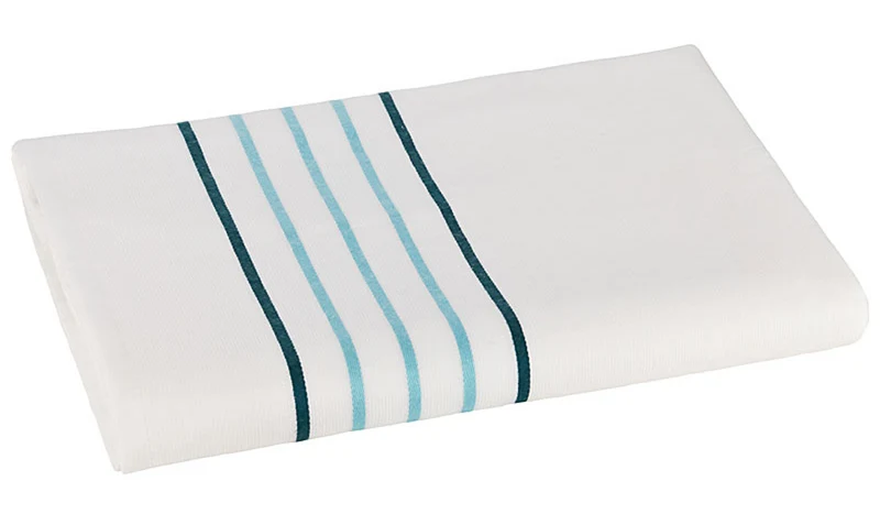Floringo Hamamtuch Streifen Fransen 350g/m² einseitiges Walkfrottier 90x150 cm