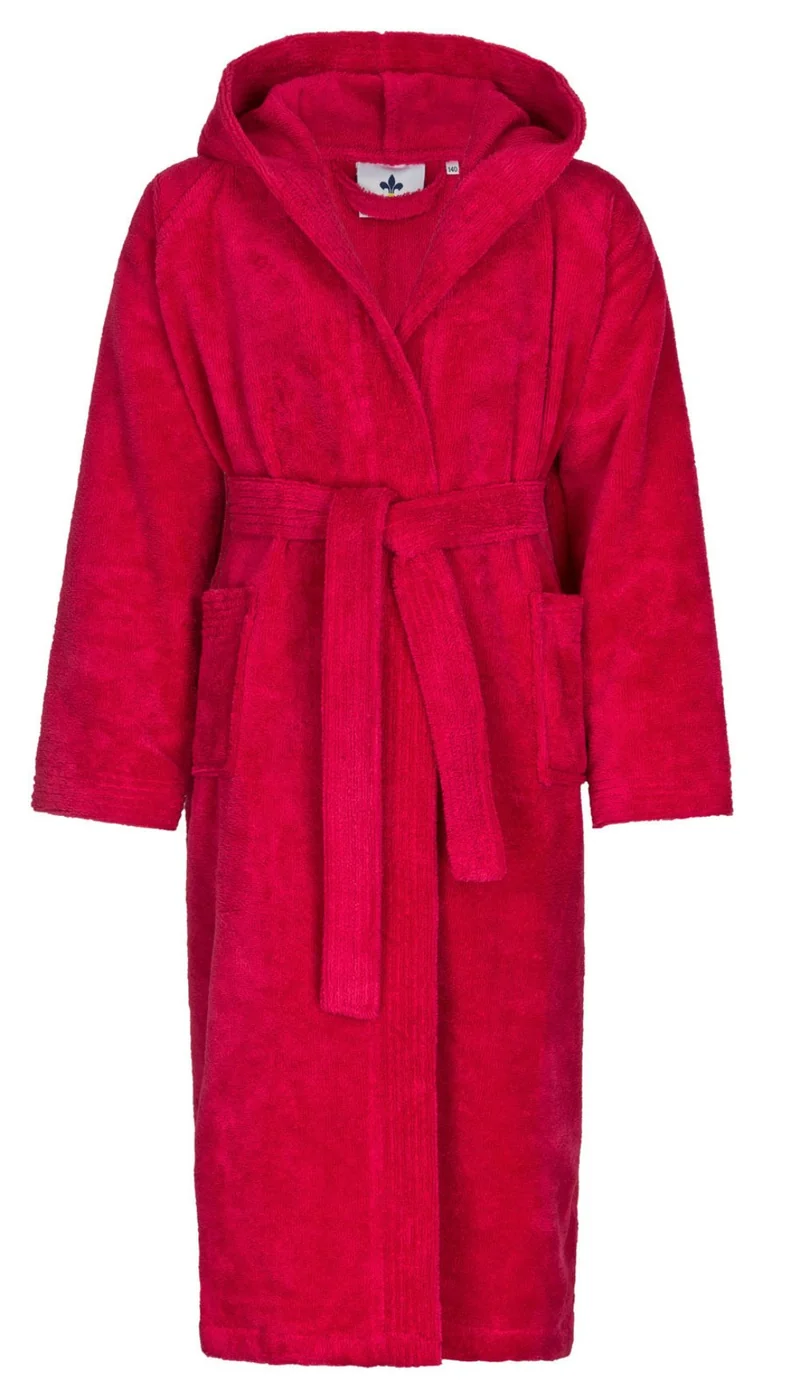 Bademantel Kinder Kapuze 40% Baumwolle 60% Polyester 320g/m² Floringo Twin-Star