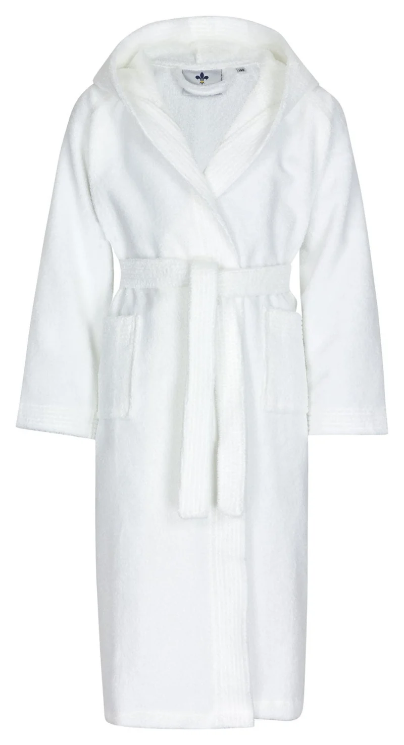 Bademantel Kinder Kapuze 40% Baumwolle 60% Polyester 320g/m² Floringo Twin-Star