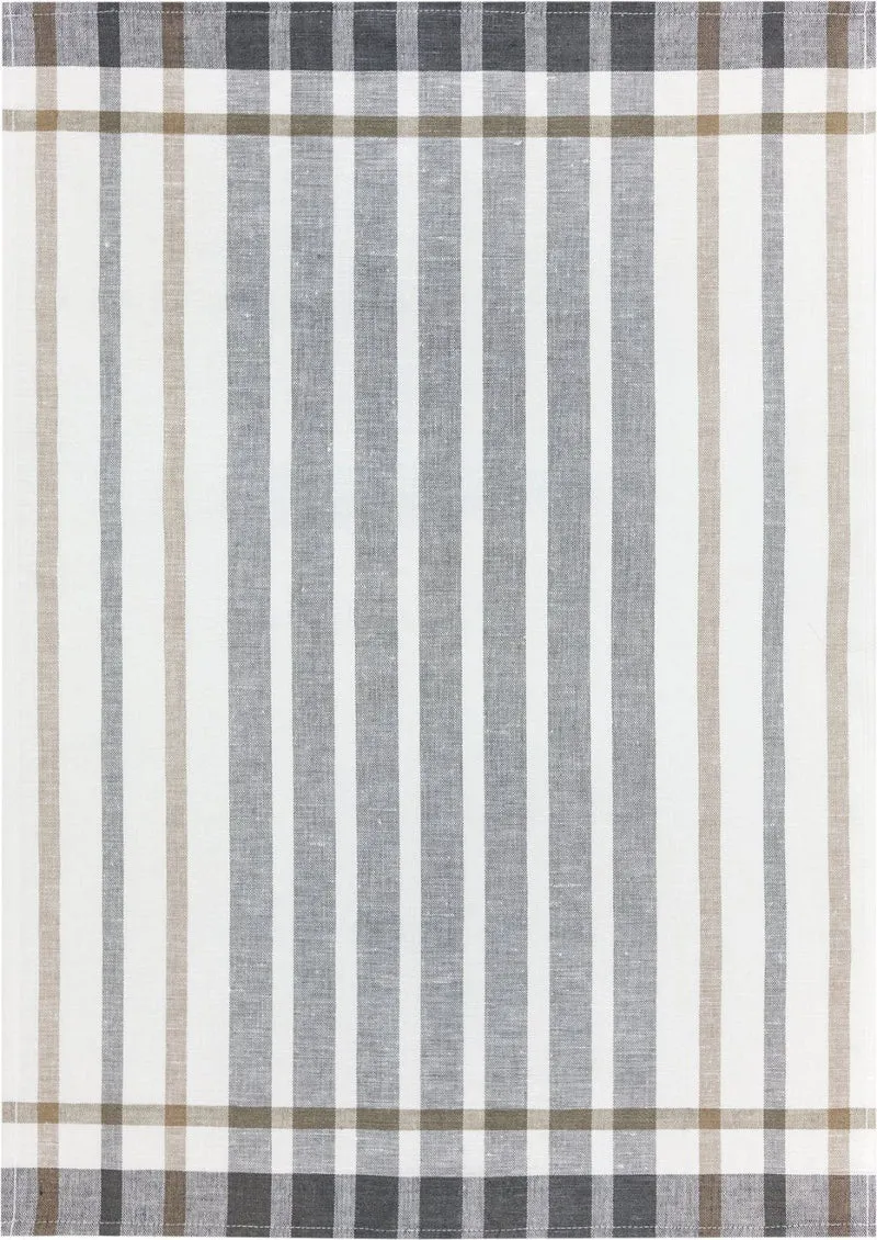 3er Pack Kracht Halbleinen Geschirrtuch 50x70 Blockstreifen 2-910