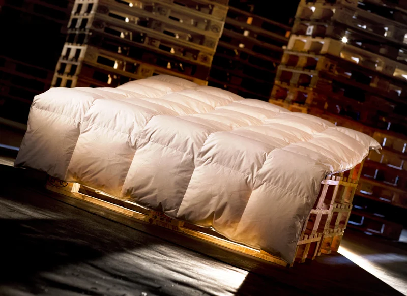 Daunen Ganzjahresdecke warm / Winterdecke Bettdecke MOON Sweet Dreams 80% Daunen 20% Federn