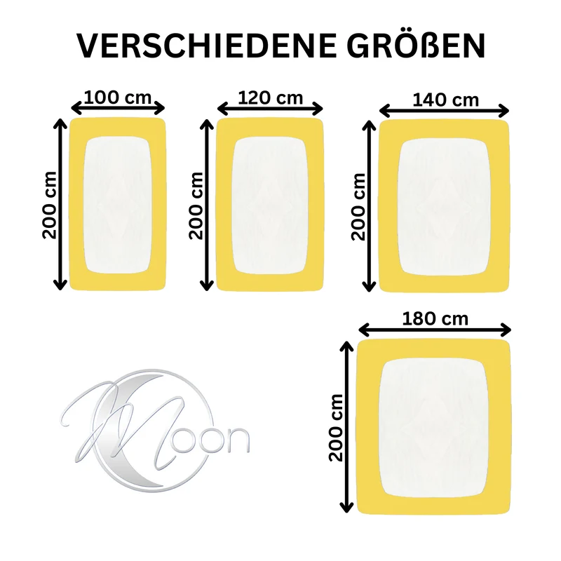 Topper Spannbettlaken Spannbetttuch Line green 160g/m² Jersey 180x200 - 200x220