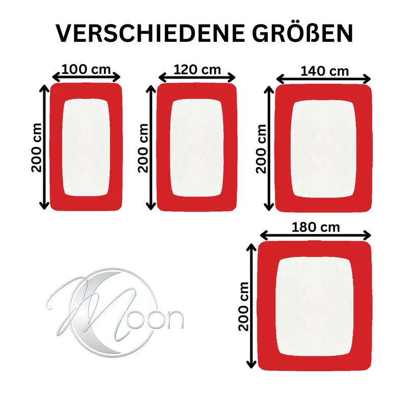 Topper Spannbettlaken Spannbetttuch Line green 160g/m² Jersey 180x200 - 200x220