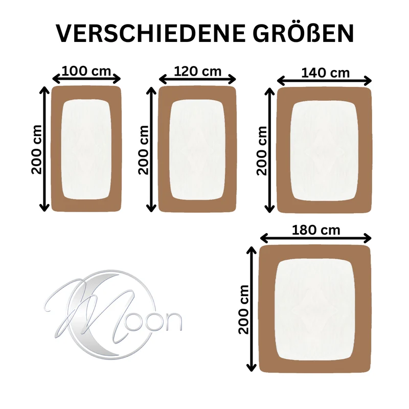 Topper Spannbettlaken Spannbetttuch Line green 160g/m² Jersey 140x200 - 160x220