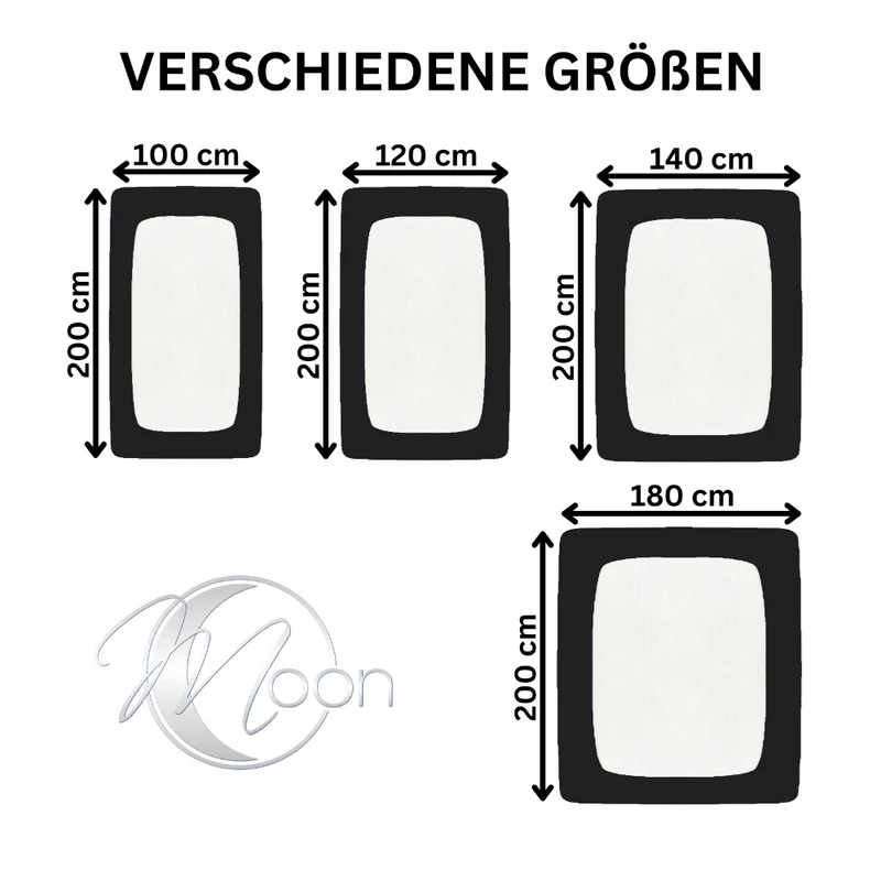 Topper Spannbettlaken Spannbetttuch Line green 160g/m² Jersey 120x200 - 120x220