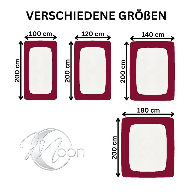 Topper Spannbettlaken Spannbetttuch Line green 160g/m² Jersey 120x200 - 120x220