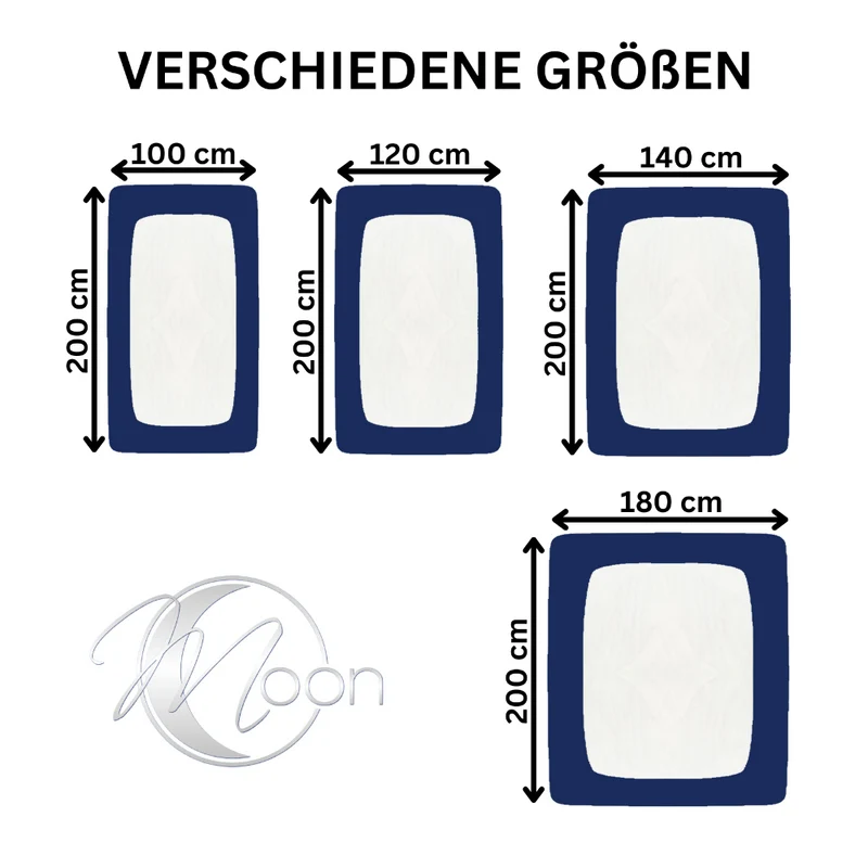 Topper Spannbettlaken Spannbetttuch Line green 160g/m² Jersey 120x200 - 120x220