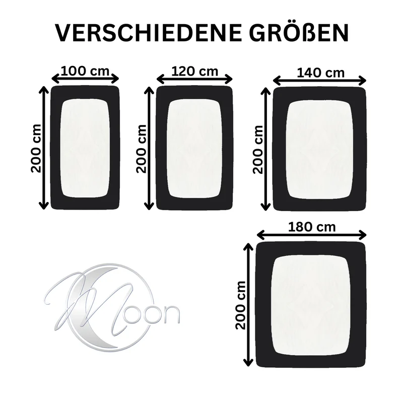 Topper Spannbettlaken Spannbetttuch Line green 160g/m² Jersey 90x200 - 100x220