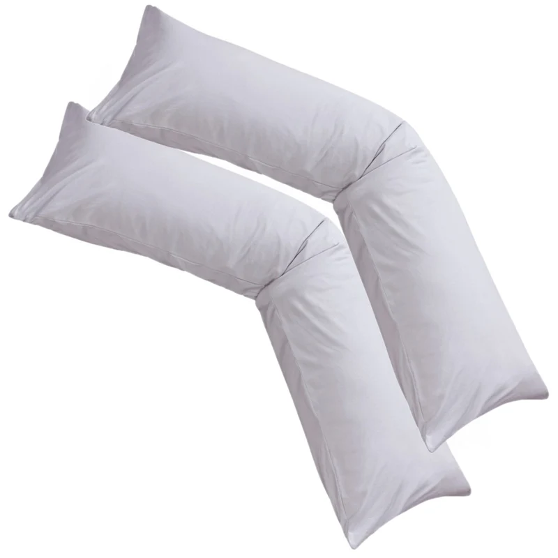 Kissenbezug XXL 40x200 Doppelpack Stillkissen Seitenschläferkissen Jersey MOON
