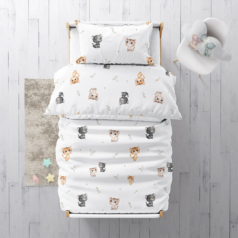 "Katzen" Premium Kinderbettwäsche