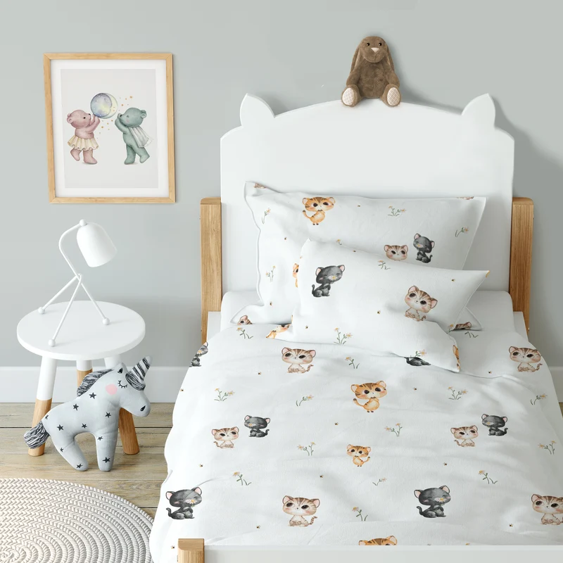 "Katzen" Premium Kinderbettwäsche