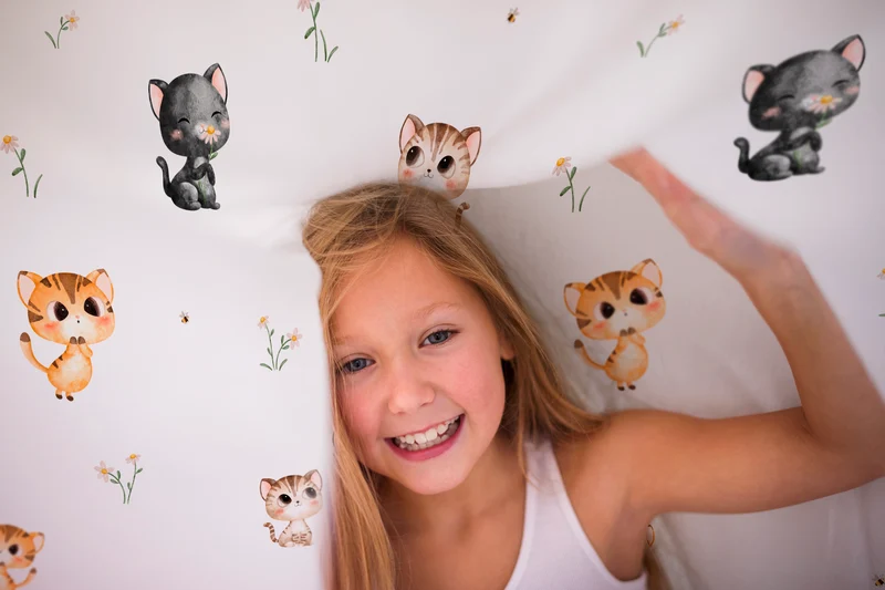 "Katzen" Premium Kinderbettwäsche