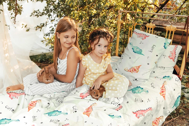 "Little Dino" Premium Kinderbettwäsche