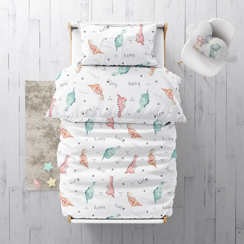 "Little Dino" Premium Kinderbettwäsche