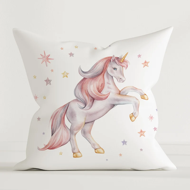 "Sternen Einhorn" Premium Dekokissen